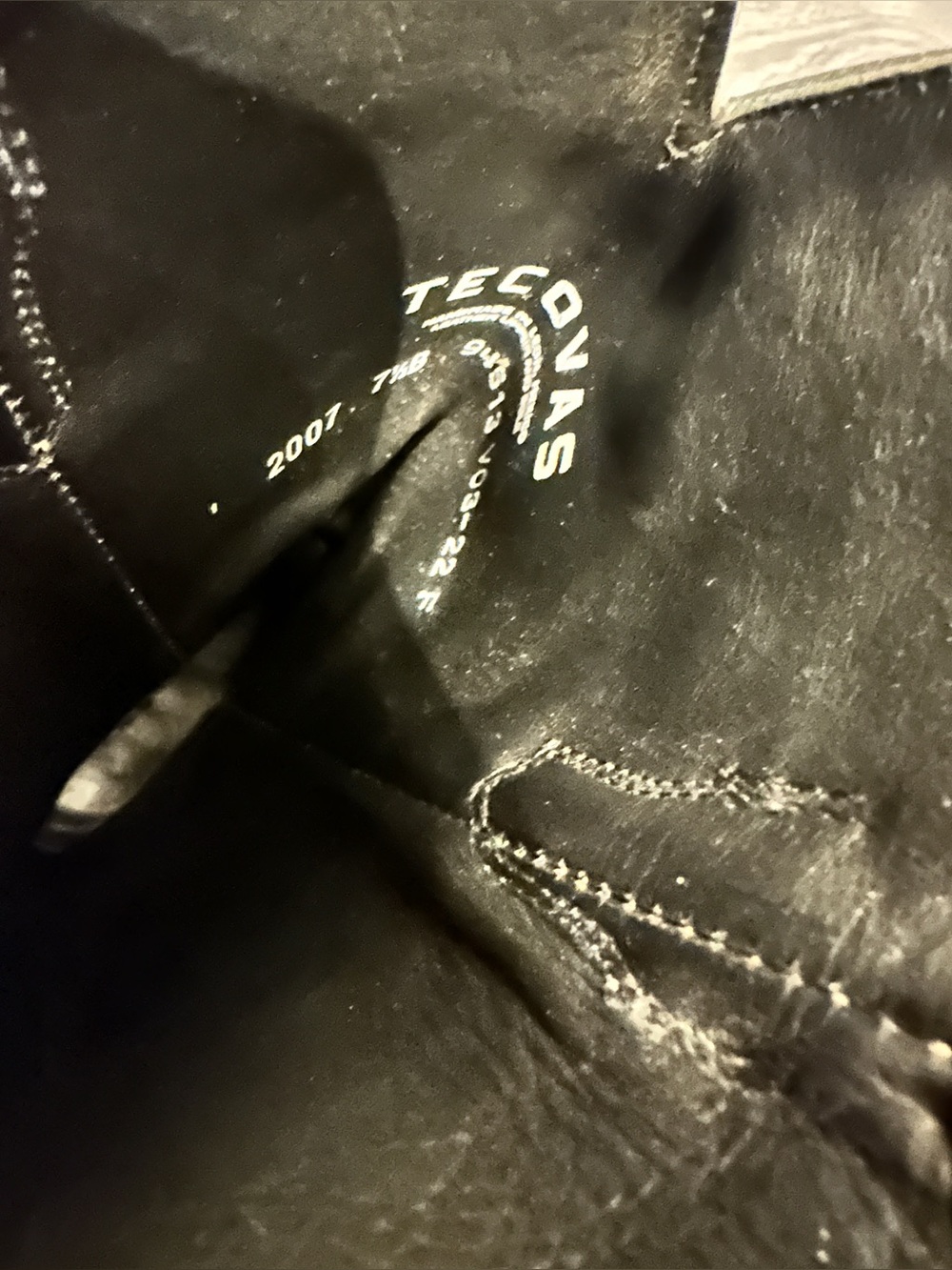 Tecovas The Annie Black Leather Western Cowboy Boots Rodeo Cowgirl - Picture 5 of 9